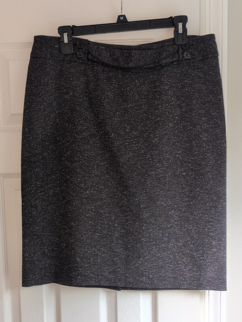 Worthington Dark Gray Knit Pencil Skirt